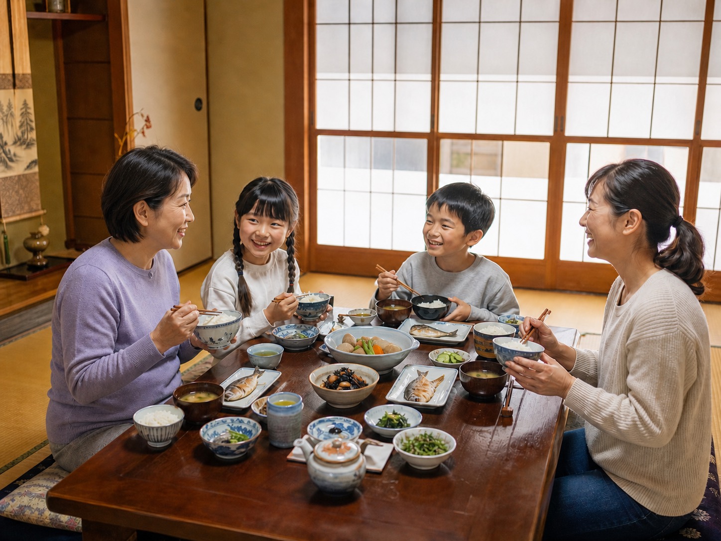 Traditional Japanese cooking